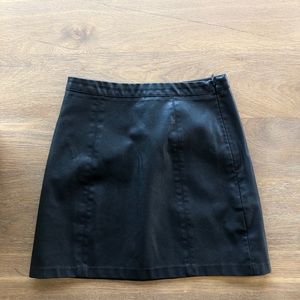 Lulus Faux Leather Skirt